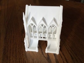 Gothic Cathedral Toothpick Dispenser in White Natural Versatile Plastic