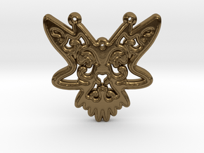 ButterFly Pendant in Polished Bronze