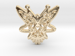 ButterFly Pendant in 14k Gold Plated Brass