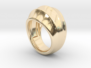Good Ring 15 - Italian Size 15 in 14K Yellow Gold
