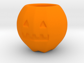 Halloween Pumpkin - Cup in Orange Processed Versatile Plastic