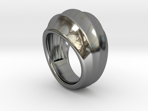 Good Ring 22 - Italian Size 22 in Fine Detail Polished Silver