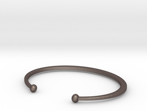 Bracelet in Polished Bronzed Silver Steel