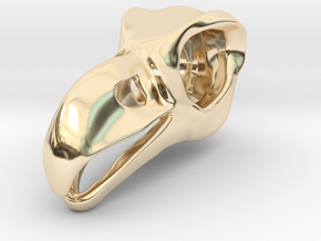 Eagle Head in 14k Gold Plated Brass