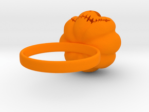 Pumpkin ring - Size 10 in Orange Processed Versatile Plastic