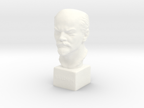Lenin in White Processed Versatile Plastic