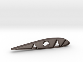 Airfoil Piece in Polished Bronzed Silver Steel