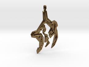 Pendant LLYR in Polished Bronze