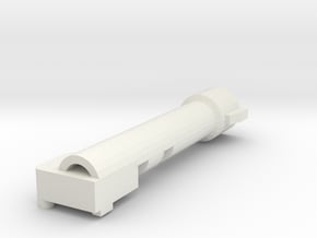 Combiner Wars Megatron shoulder cannon in White Natural Versatile Plastic