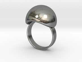 VESICA PISCIS Ring Nº3 in Polished Silver
