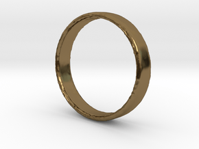 Simple Ring in Polished Bronze
