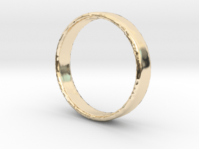Simple Ring in 14k Gold Plated Brass