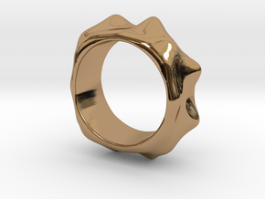 Ring 20mm in Polished Brass