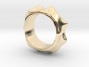 Ring 20mm in 14k Gold Plated Brass