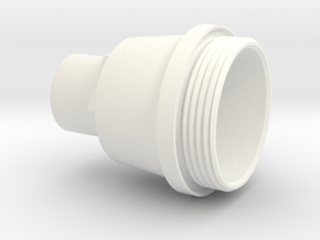 OilFilterCapPattern1.7 in White Processed Versatile Plastic