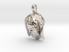 MICHELANGELO'S PIETÀ necklace pendant in Platinum