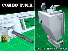 IDF 30cal-Tank Combo in Smooth Fine Detail Plastic
