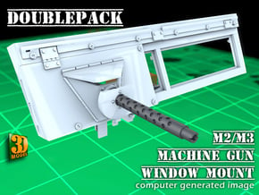 IDF 30cal MG window mount (1:35) (2x) in Tan Fine Detail Plastic
