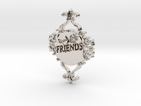 Special Friends Pendant  in Platinum