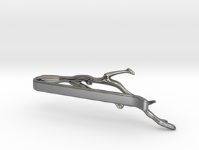 Branch Tie Clip in Polished Silver