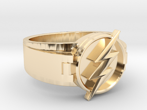 V2 Flash Ring Size 10, 19.80 mm in 14K Yellow Gold