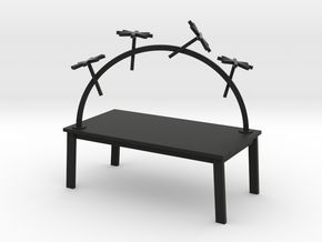 RAINBOW TABLE - TRAVELER by RJW Elsinga 1:12 in Black Natural Versatile Plastic
