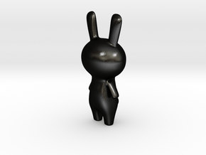 Bunny  in Matte Black Steel
