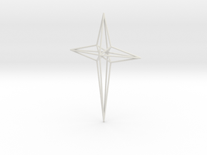 Star 7x5x1 D1 in White Natural Versatile Plastic