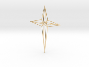 Star 7x5x1 D1 in 14K Yellow Gold