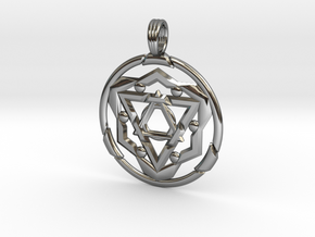 TRANSCENDANT SPIRIT in Fine Detail Polished Silver