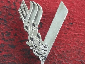 Vikings Logo Pendant in Natural Silver