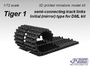 1/72 Tiger 1 track Initial in Smooth Fine Detail Plastic