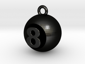 8 Ball in Matte Black Steel