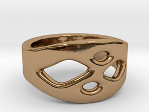 Frohr Design Ring Easy Style in Polished Brass