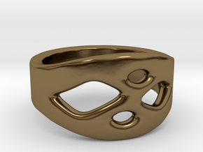 Frohr Design Ring Easy Style in Polished Bronze