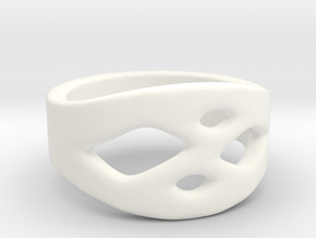 Frohr Design Ring Easy Style in White Processed Versatile Plastic