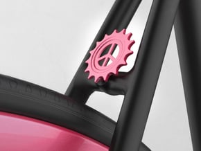 Peace Gear in Pink Processed Versatile Plastic