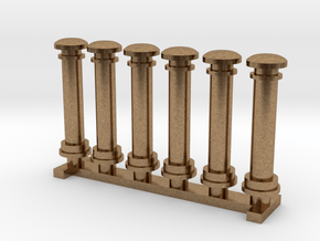 Tender Ventilation Columns in Natural Brass