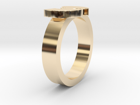 Wu Ring 17mm (Inner Diameter) in 14K Yellow Gold