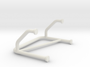 Rollbar for Orlandoo OH35P01 4WD 1/35 Crawler Kit in White Natural Versatile Plastic