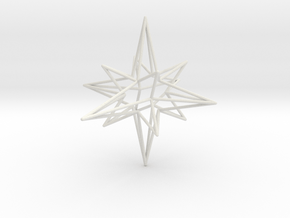 Star-Stag-14 in White Natural Versatile Plastic