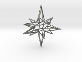 Star-Stag-14 in Fine Detail Polished Silver