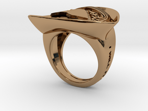 Kylo Ren Ring in Polished Brass
