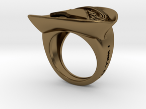 Kylo Ren Ring in Polished Bronze