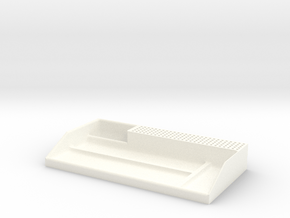 Tabletop Organizer in White Processed Versatile Plastic