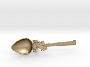 Wedding spoon in Polished Gold Steel