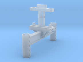 Monorail H Stand in Smooth Fine Detail Plastic: 1:24