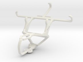 Controller mount for PS3 & Celkon A43 in White Natural Versatile Plastic