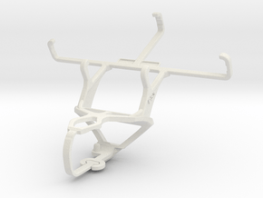 Controller mount for PS3 & Kyocera Brigadier in White Natural Versatile Plastic