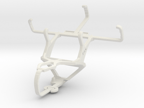 Controller mount for PS3 & Samsung Galaxy Folder in White Natural Versatile Plastic